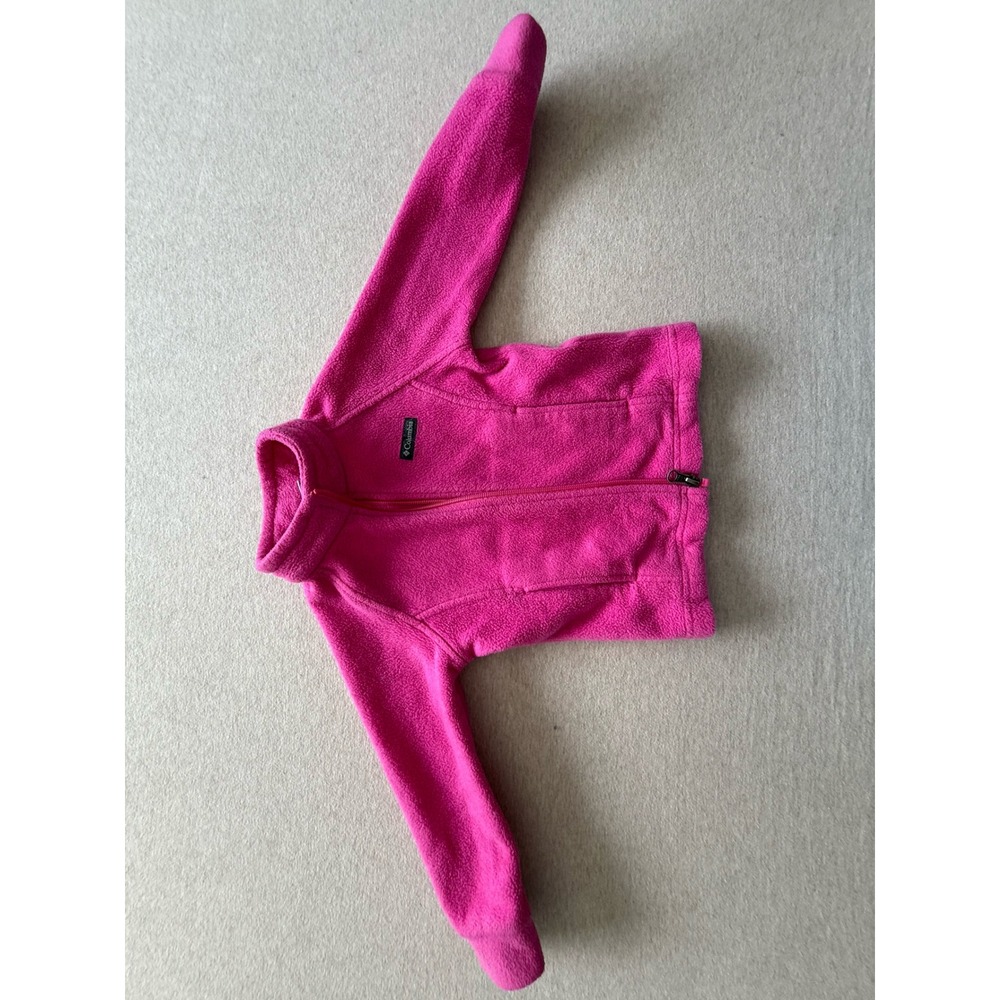 Columbia Toddler Girls Benton Springs Full Zip Fleece Jacket Pink 3T WA6756